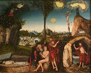 The Law and the Gospel, Lucas Cranach